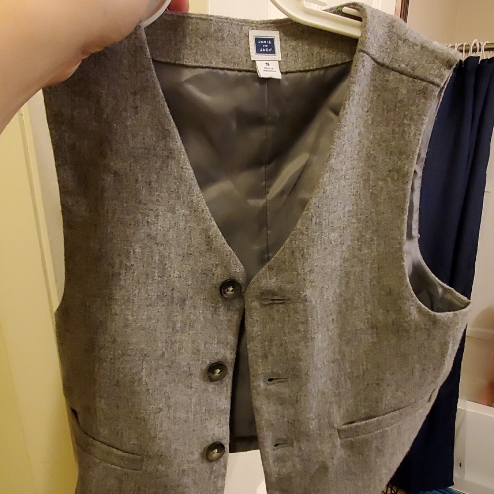 Gray vest